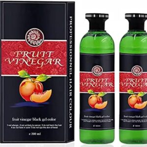 Fruit Vinegar Gel Hair Color, Organic & Natural Hair Color Dye for Black Hair